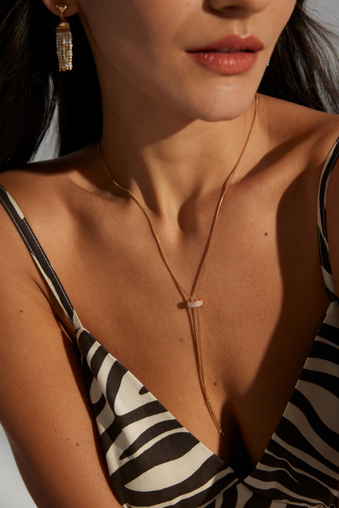 Retro Design Zircon Necklace(D0572)