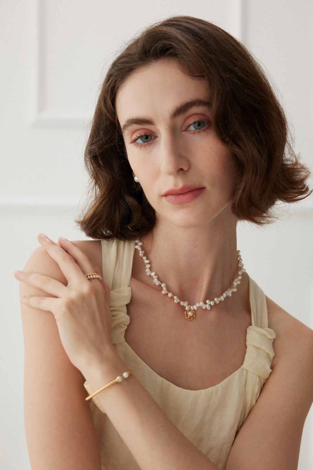 Hot Style | Camellia Pearl Necklace