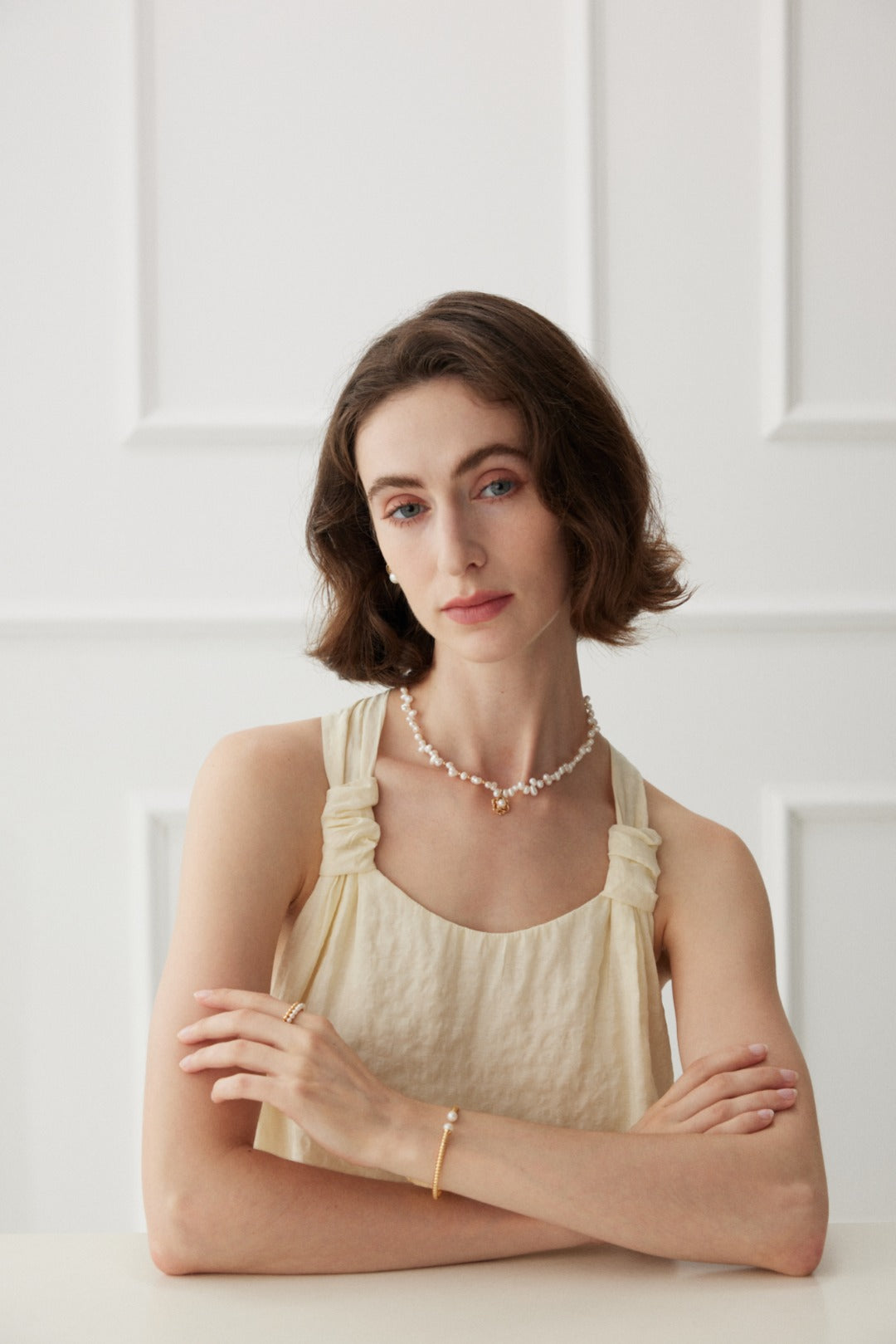 Hot Style | Camellia Pearl Necklace(OR0100)