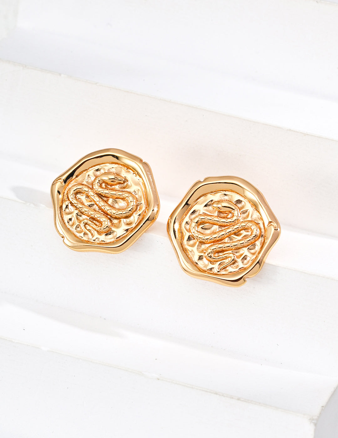 Vintage Year of the Snake Chinese Style Earrings(E01260-2)