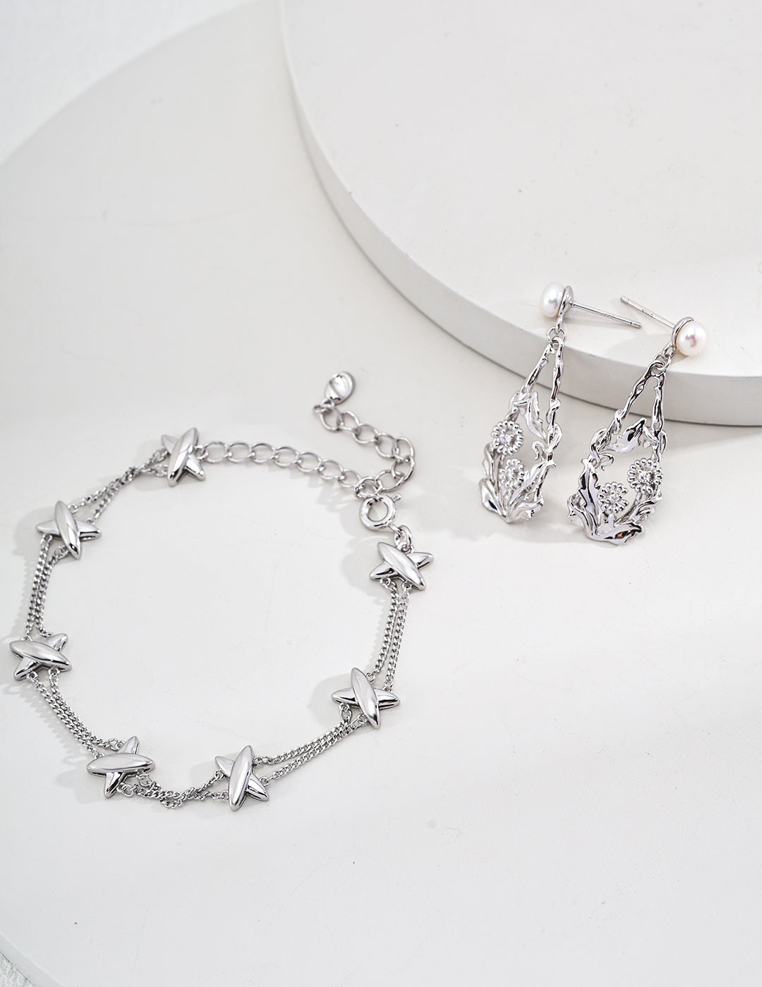 Silver Simple Bracelet(SL0158)