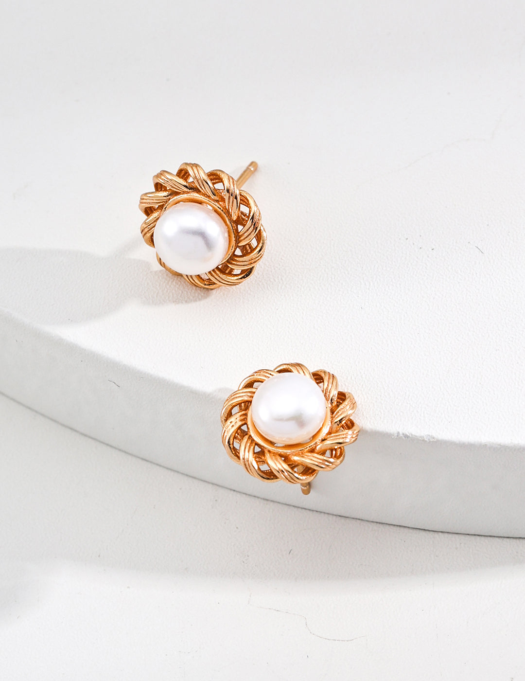 Designer Natural Pearl Earrings（E01252-2）