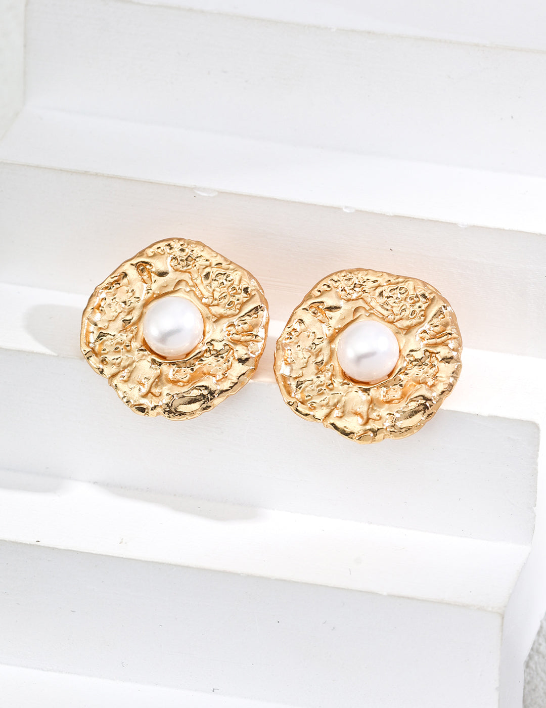 Vintage Natural Pearl Earrings（E01263）