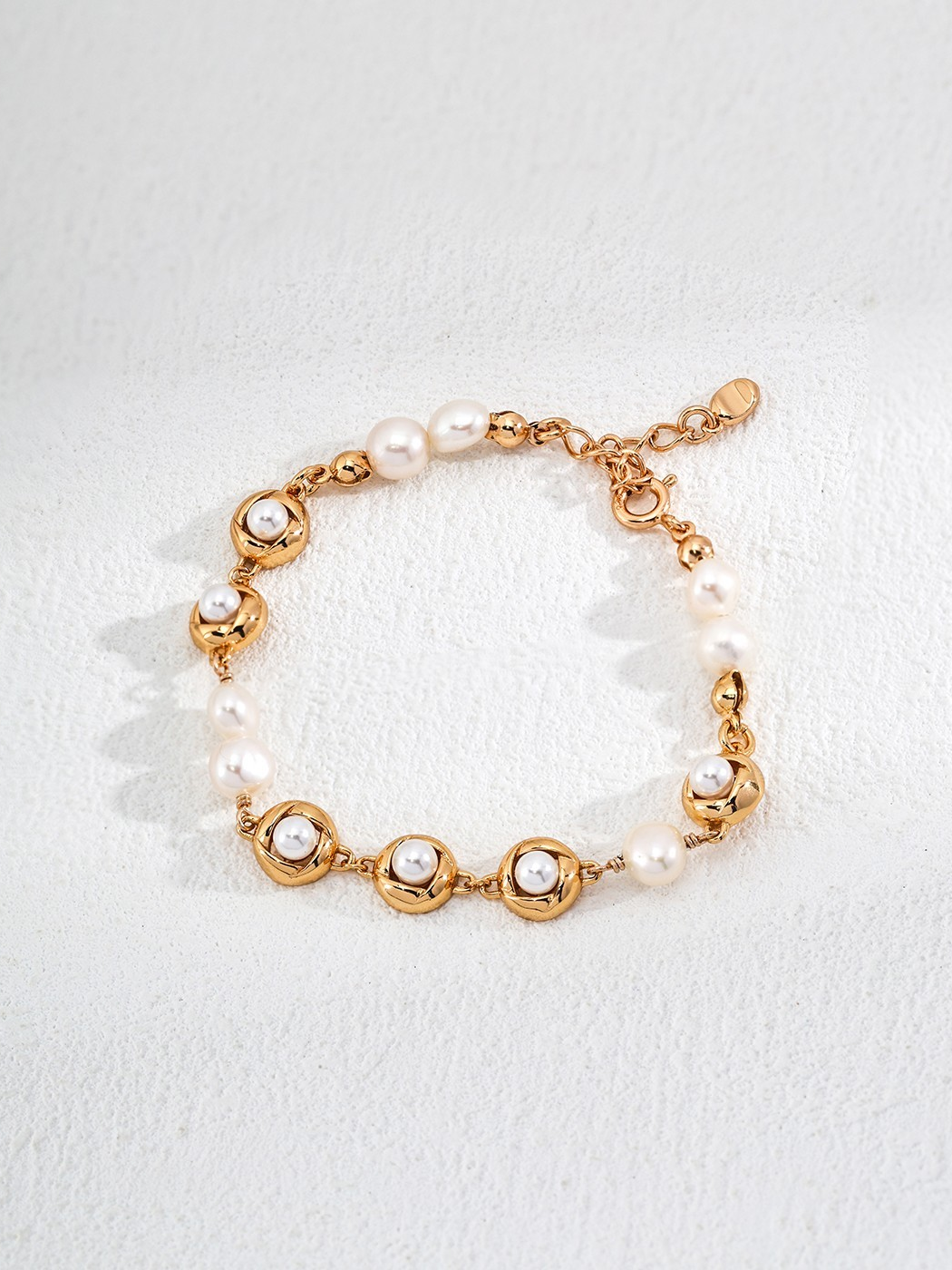 Fashion Fatural Pearl Bracelet Vintage gold /White gold (SL0128)