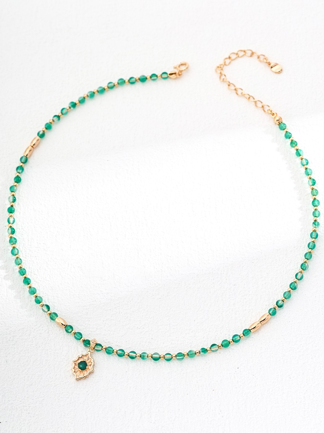 Green Onyx Necklace（D0517-2）