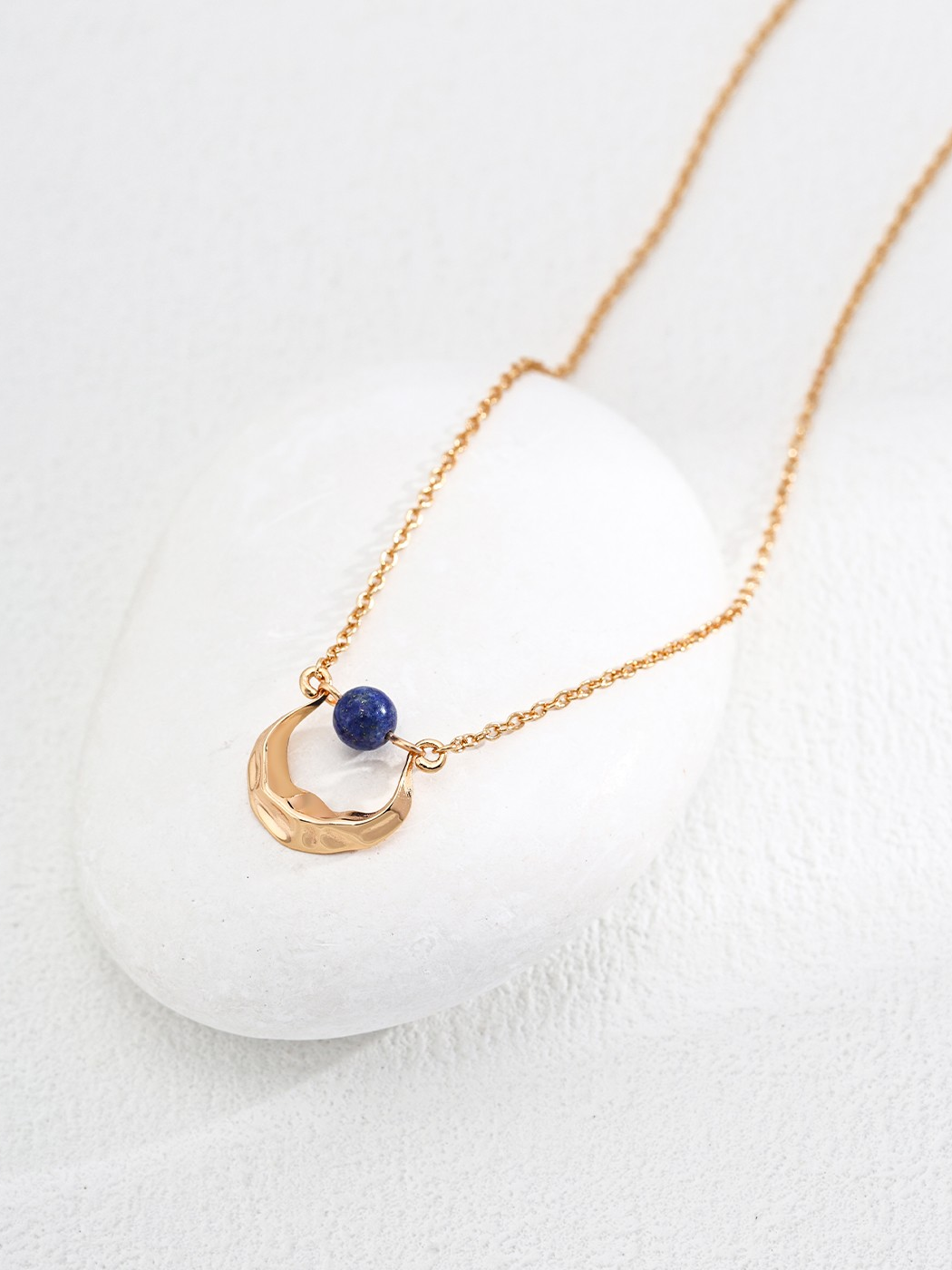 Natural Lapis Lazuli Necklace(D0546-2)