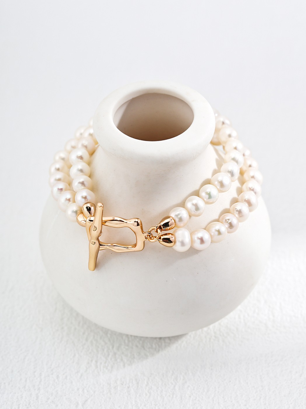 New Design Natural Pearl Bracelet (Sl0144-2)