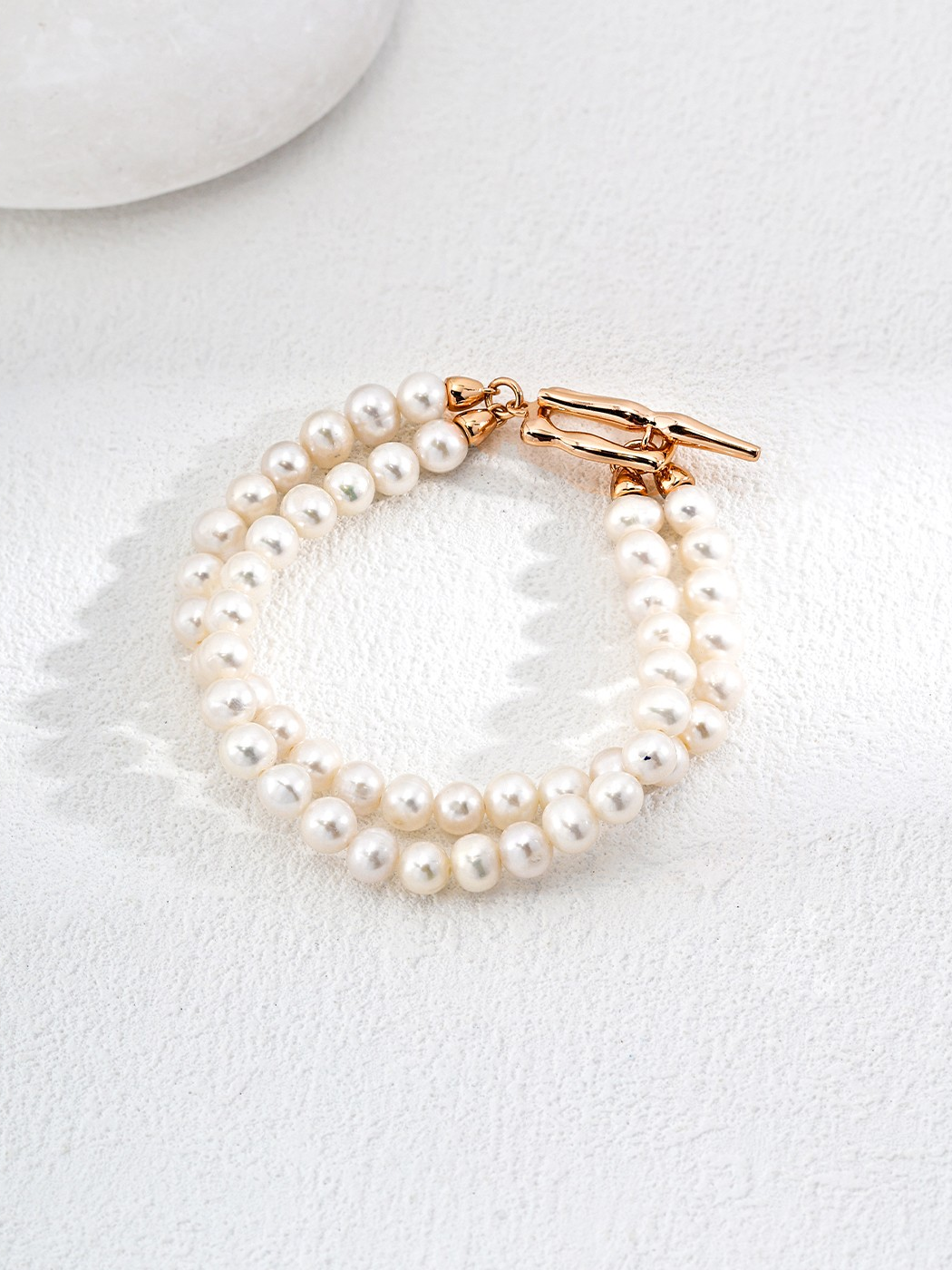 New Design Natural Pearl Bracelet (Sl0144-2)